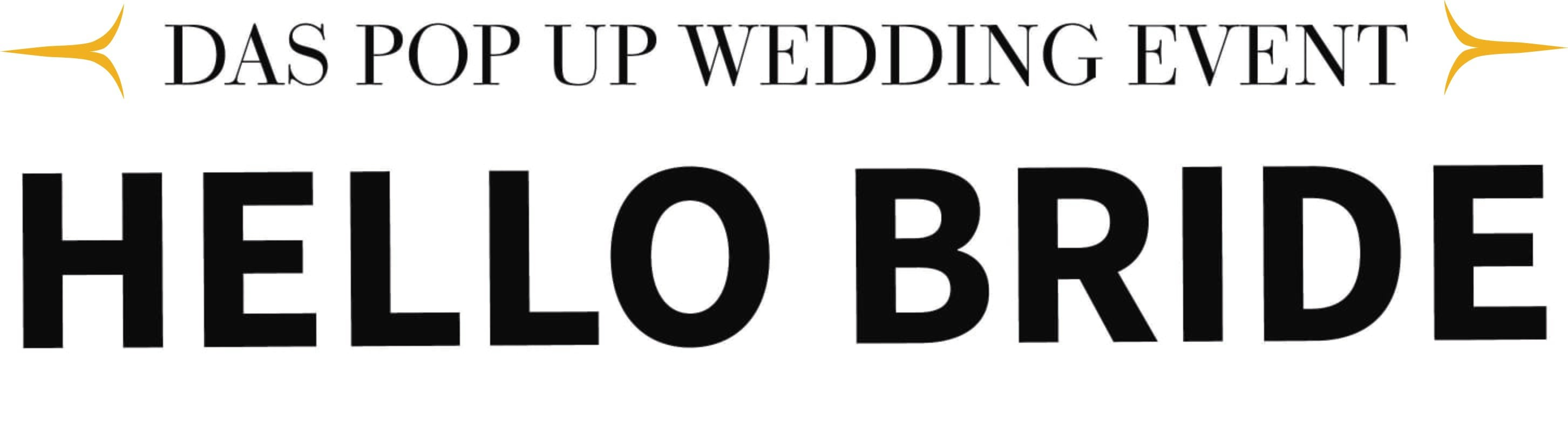 Logo des Pop-Up Events - Hello Bride